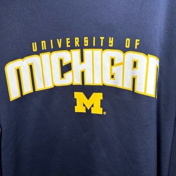 Champion University of Michigan sweatshirt crewneck navy blue size XL - Picture 7 of 9